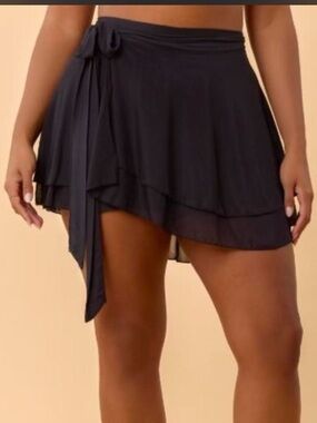 1X Blogilates Women's Dance Studio Wrap Skort - Black